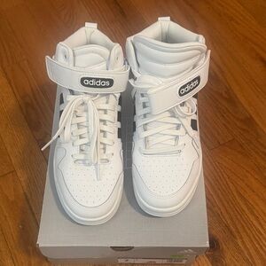 Adidas Kids' White and Black Sneakers